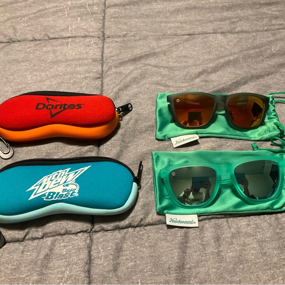 Knockaround x Mountain Dew Baja Blast & Doritos Sunglasses